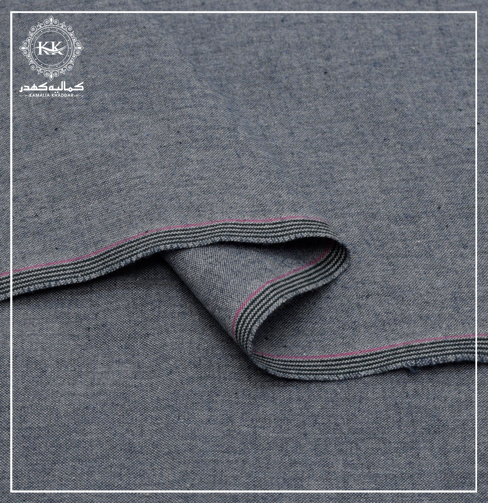 Steel Blue Khaddar | Zarafat