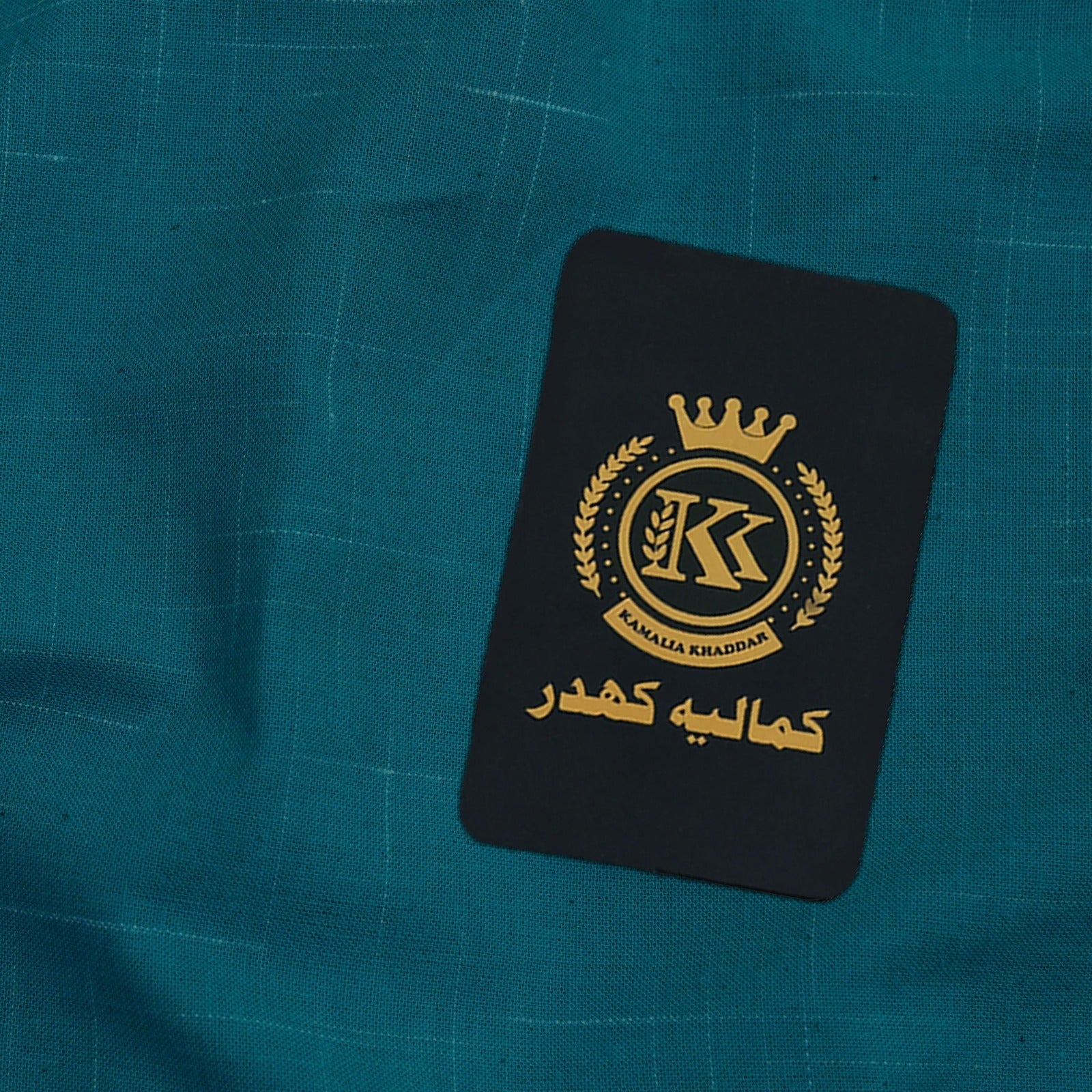 Teal Blue Kamalia Khaadr | Zarafat