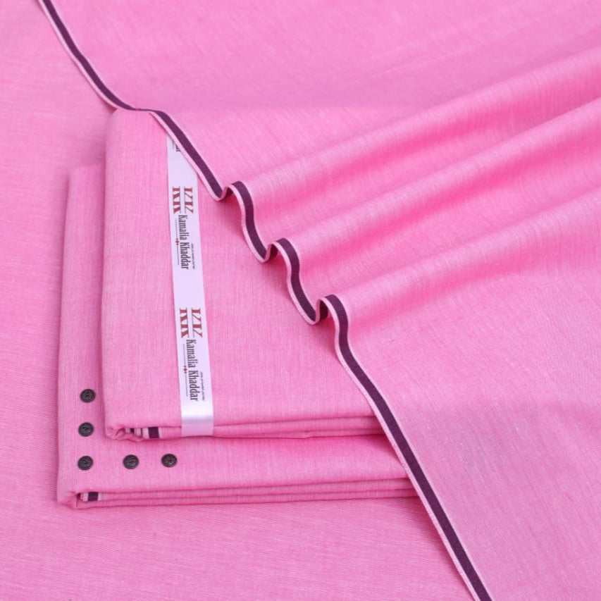 Elegant Pink Khaddar Unstitched Suit