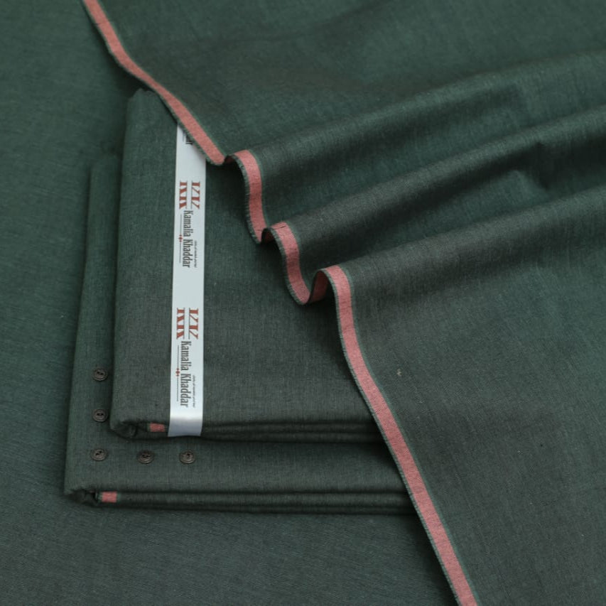 Deep Forest Green Khaddar